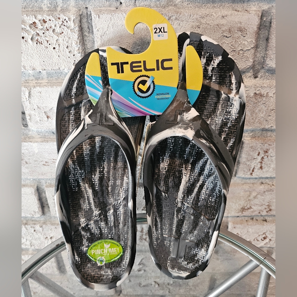 Telic Flip Flop SMOKE-Pillow-Soft, NEW with Tags